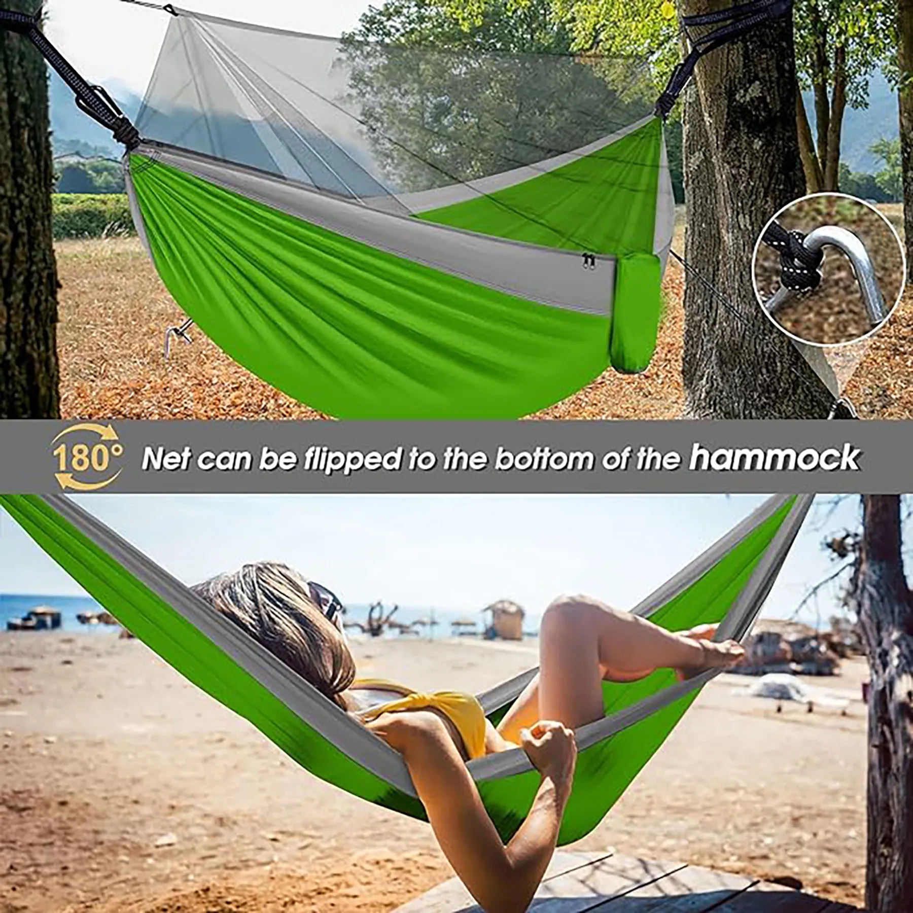 Camping Hammock with Mosquito Net 39