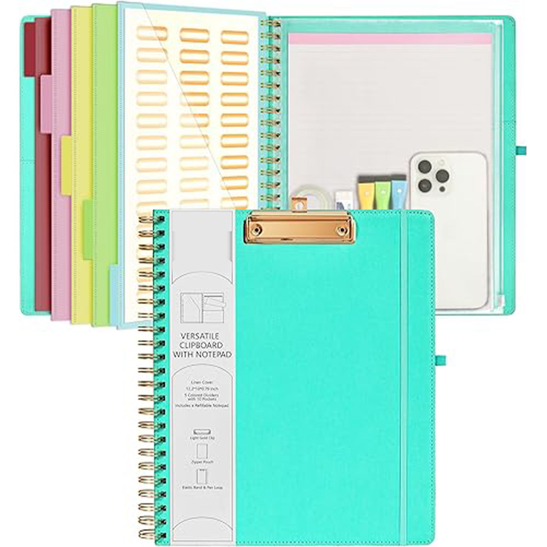 Portable Clipboard Combination With Folder And Notepad 41