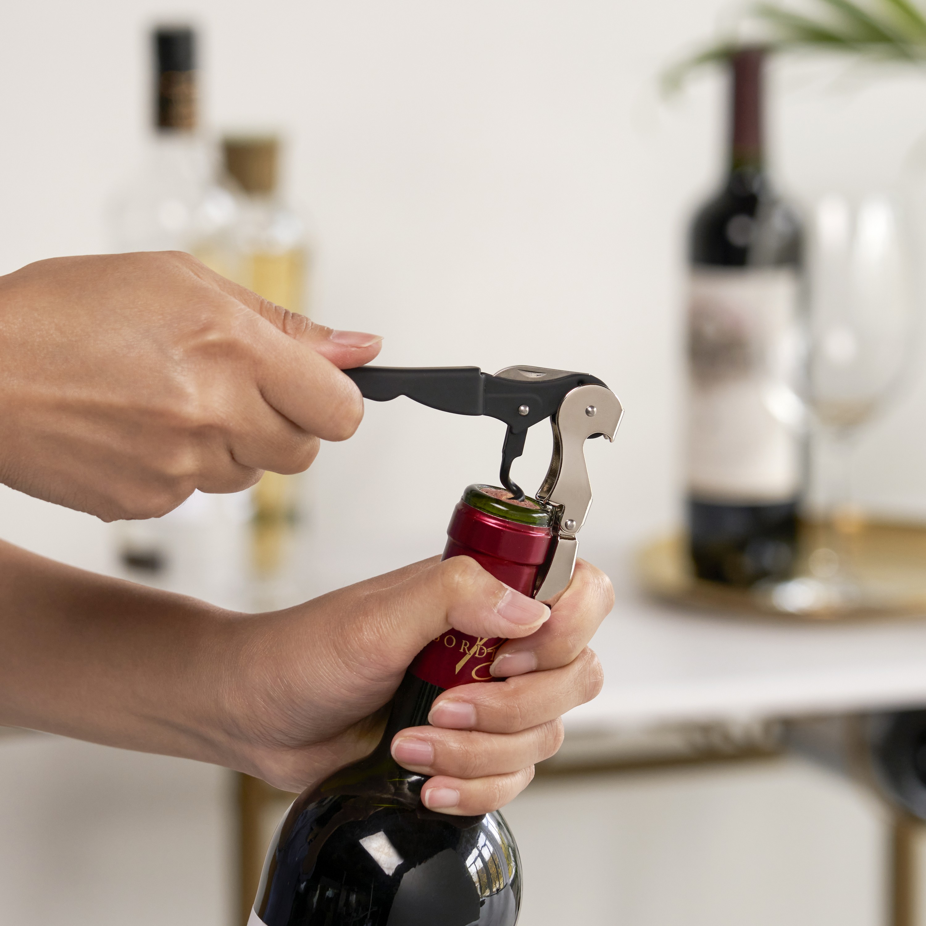 Truetap™ Soft Touch Double Hinged Corkscrew 13