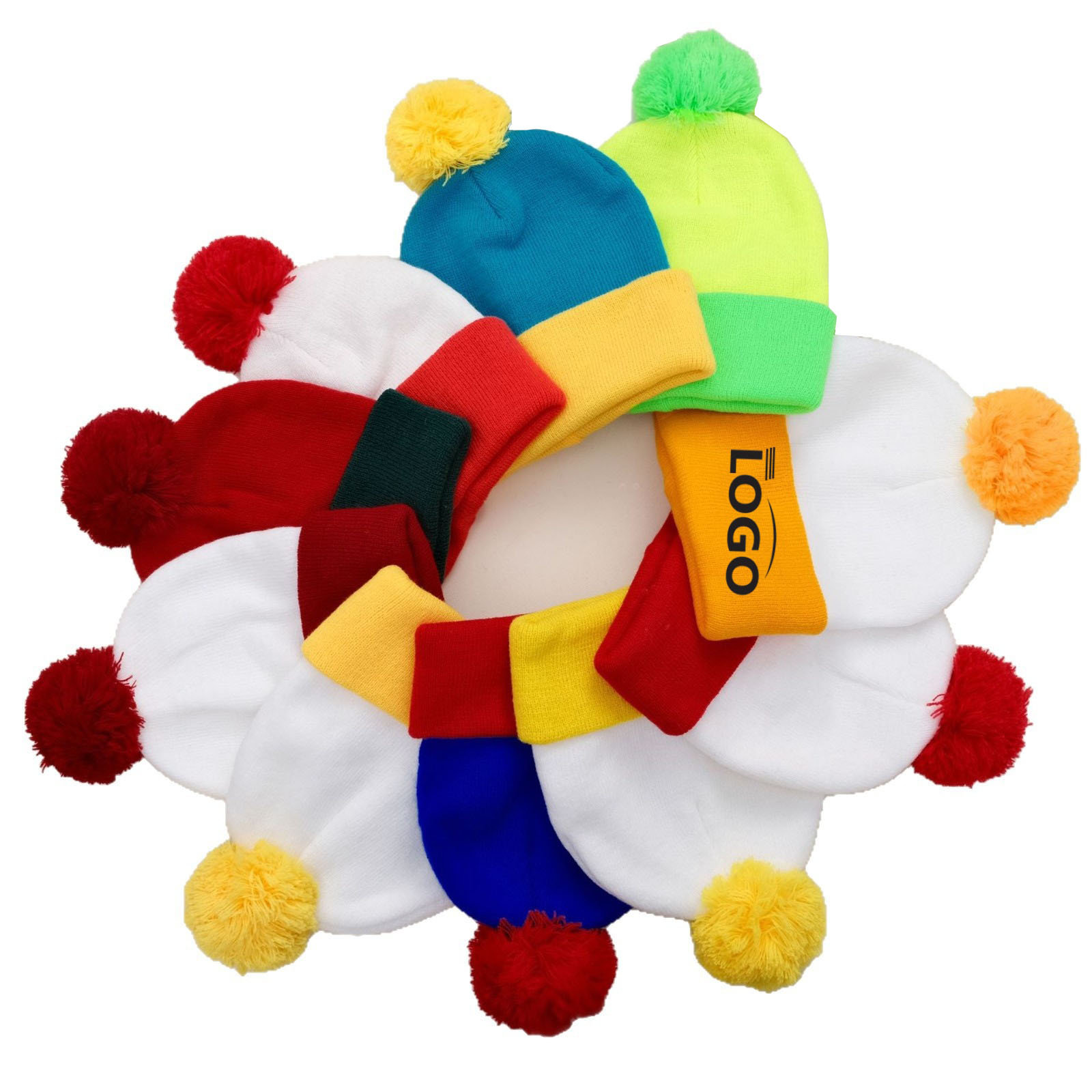 Christmas Style Oversized Pom Beanie 4