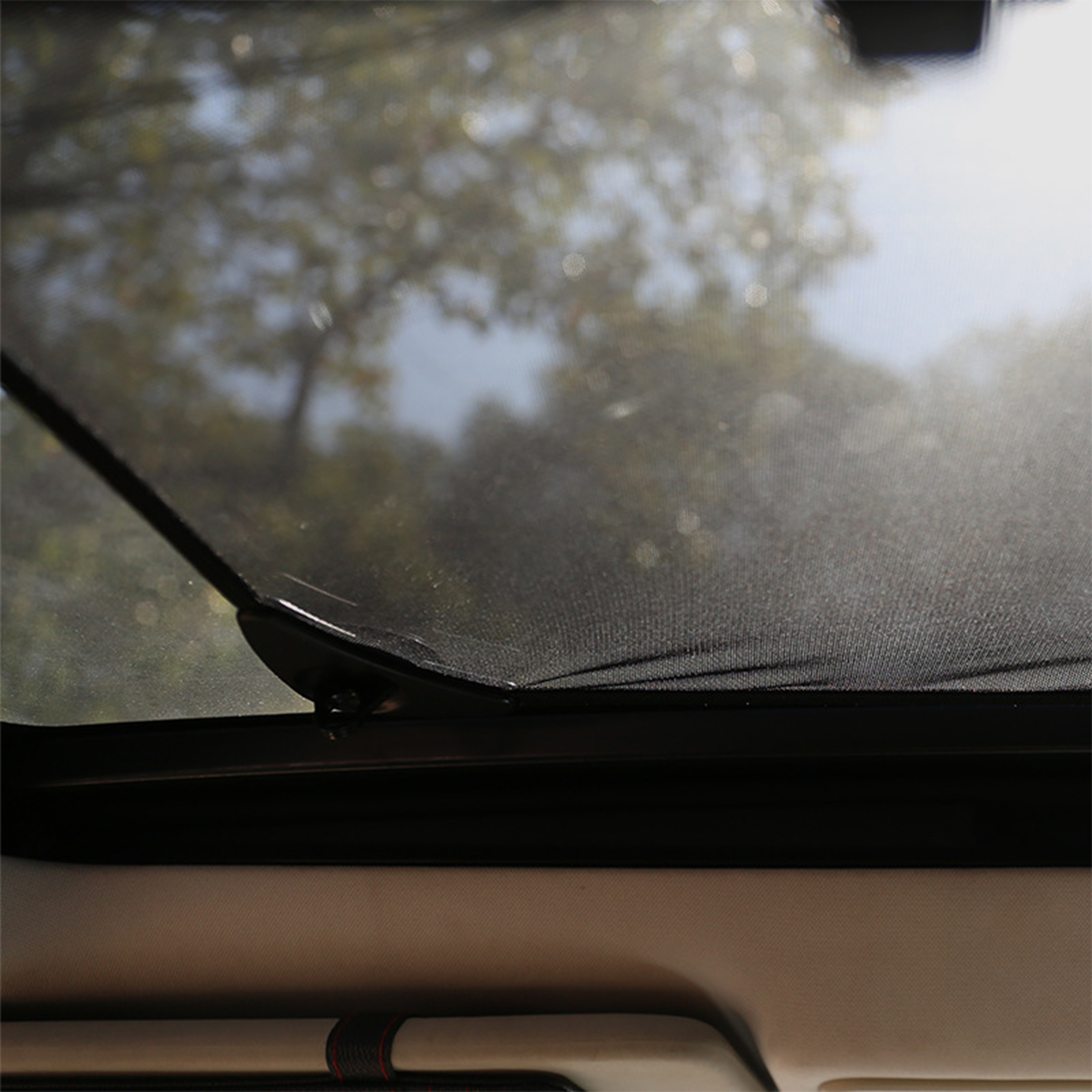 Abs Two Retractable Thermal Insulation Sunshades 13