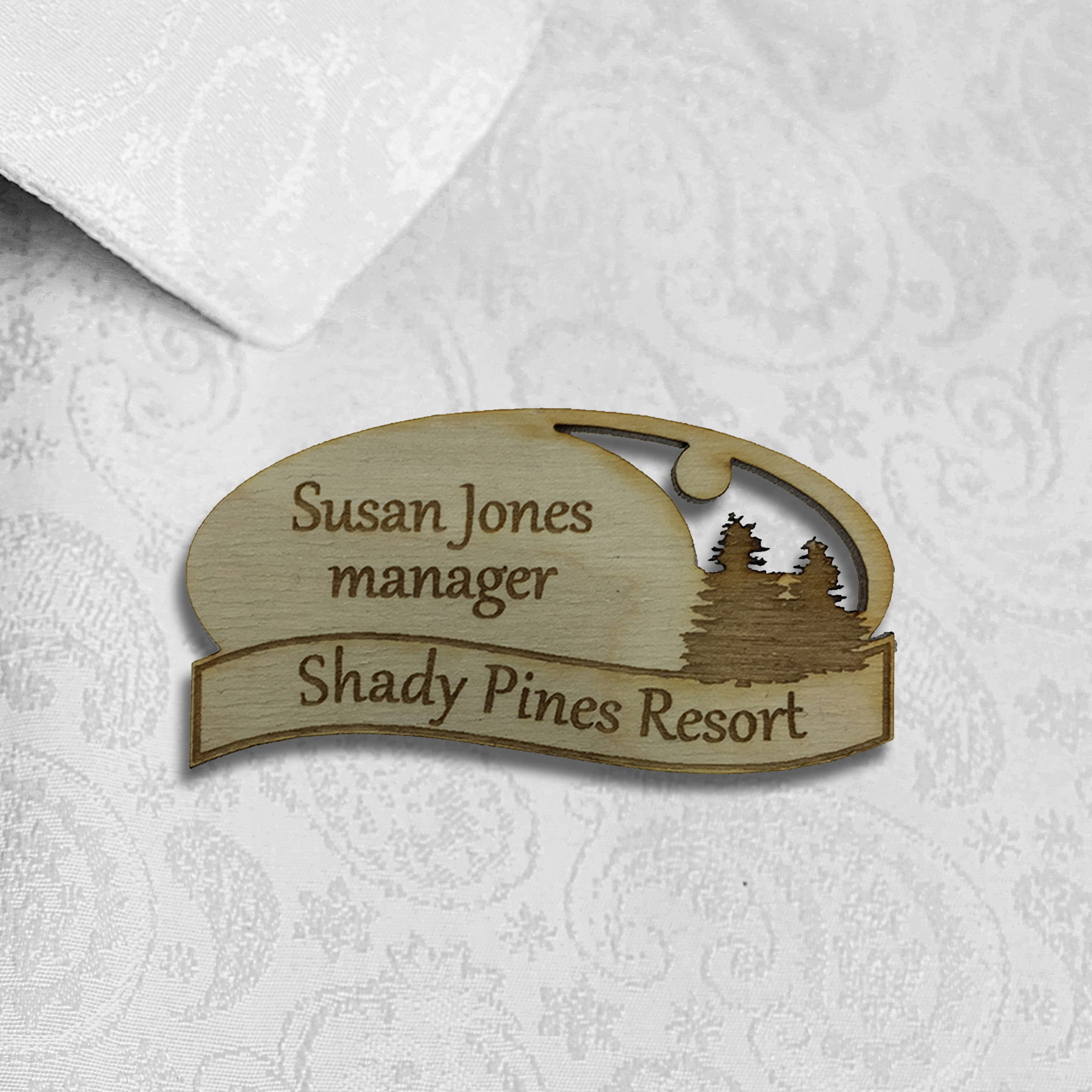 Engelwood Name Badges 6-9 sq in