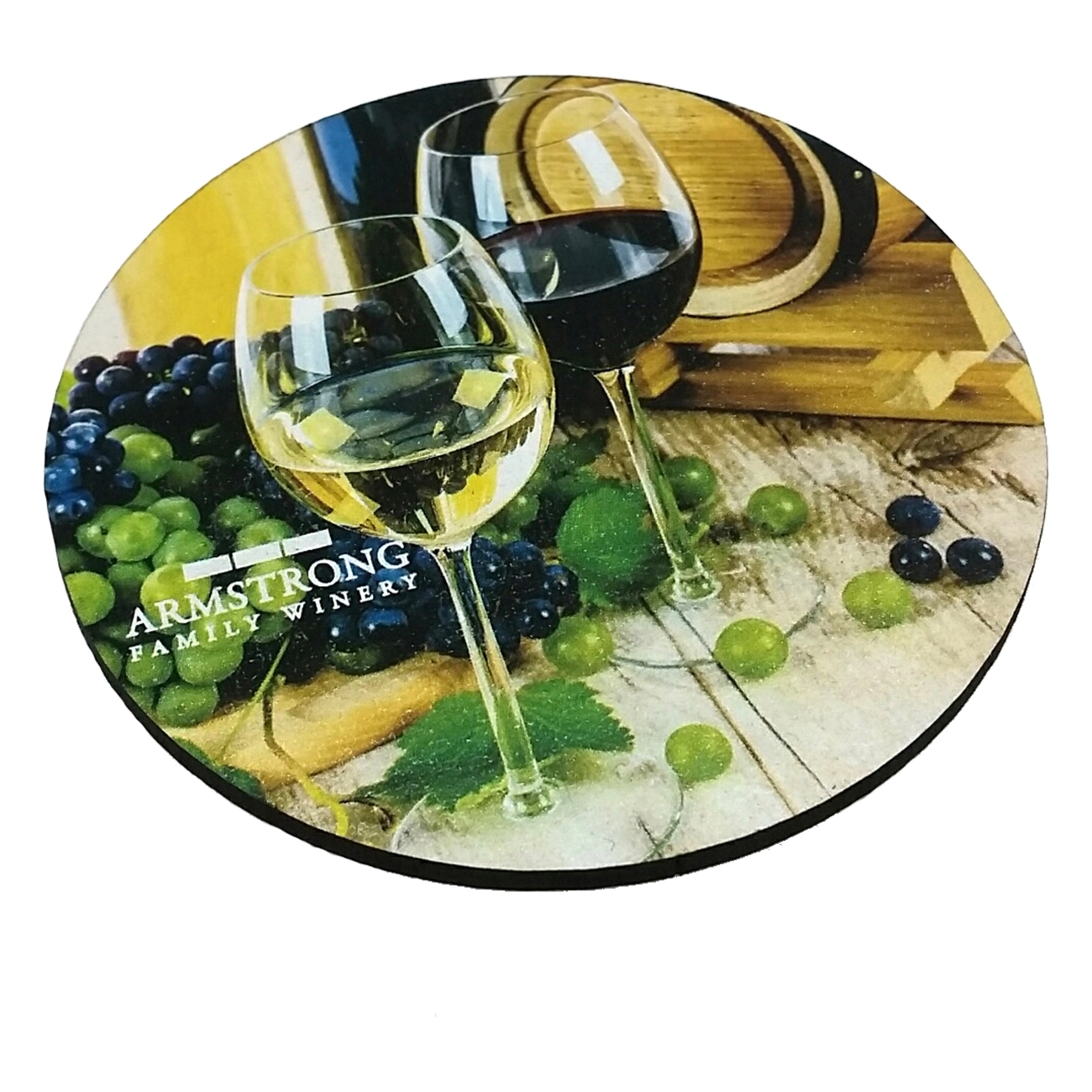 Ultra Vivid Recycled Wood Coaster 13