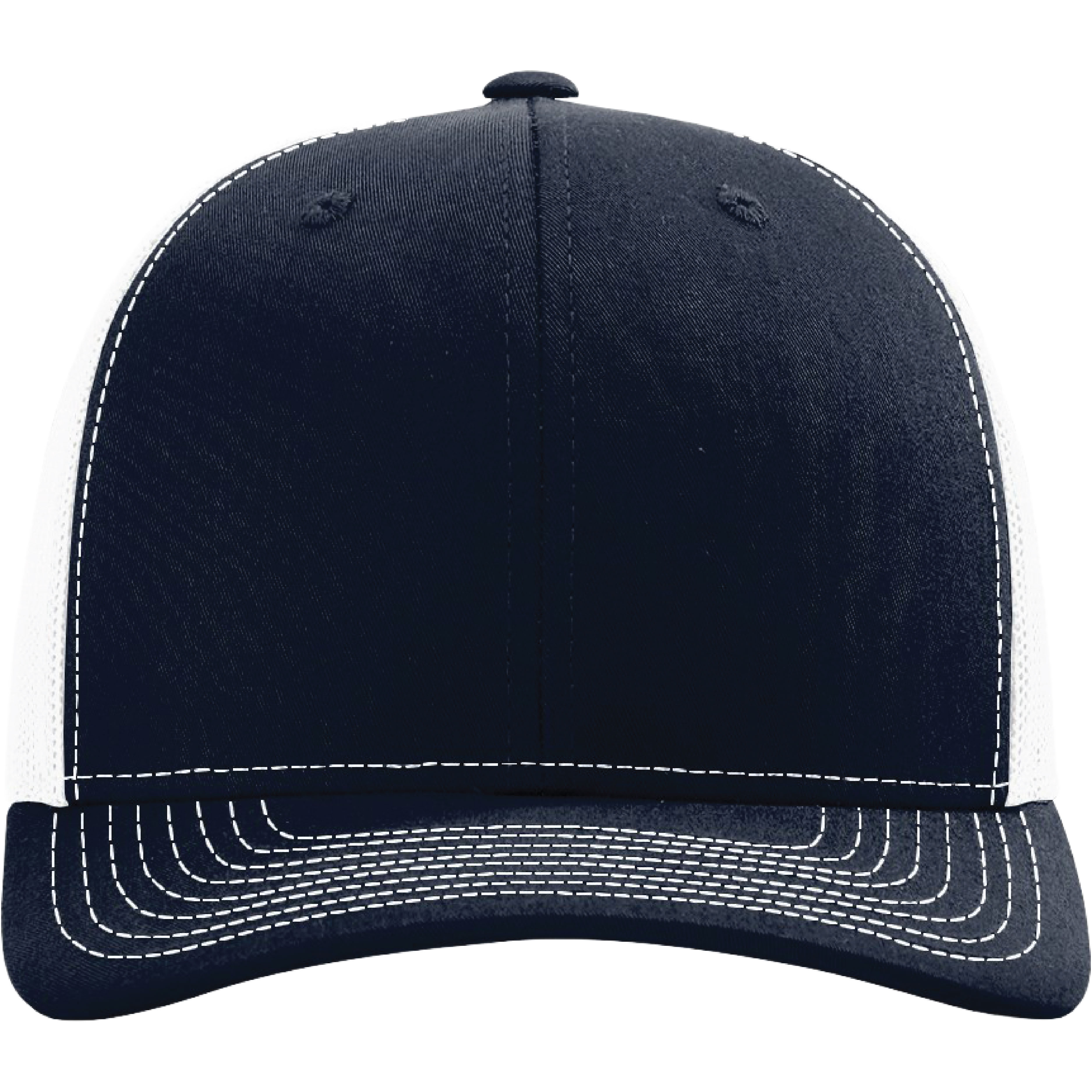 Richardson 112 6-Panel Snapback Trucker Hat w/Leatherette Adhesive Patches or Embroidery 265