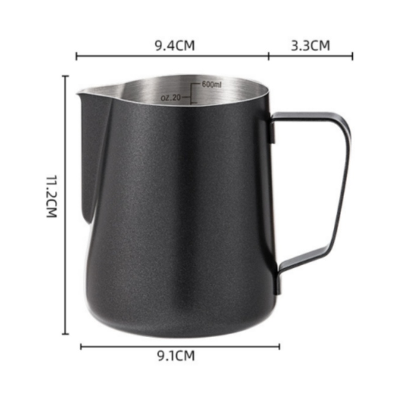 20 oz Stainless Steel Milk Frothing Pitcher 2