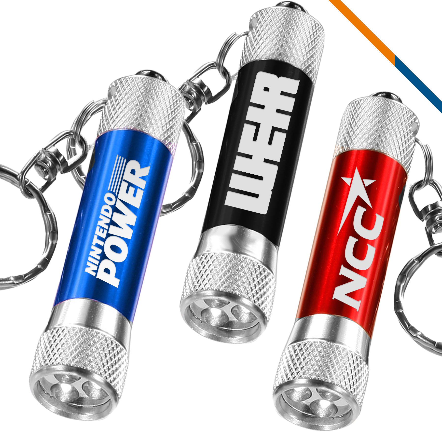 Bling LED Flashlight Keychain
