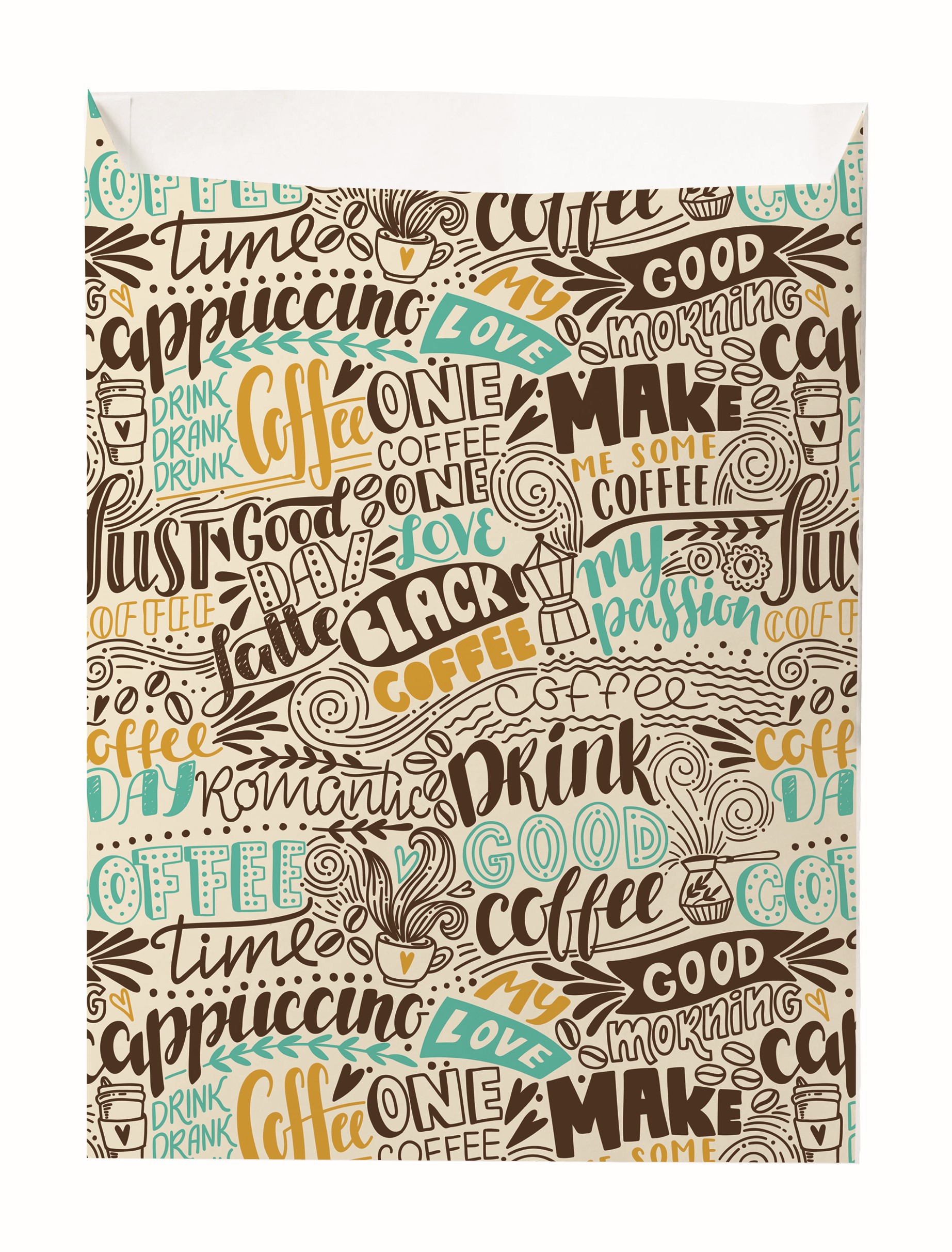 Digital Full Color 2-Sided Scatter Print Paper Bag (7.5" x 10") 3