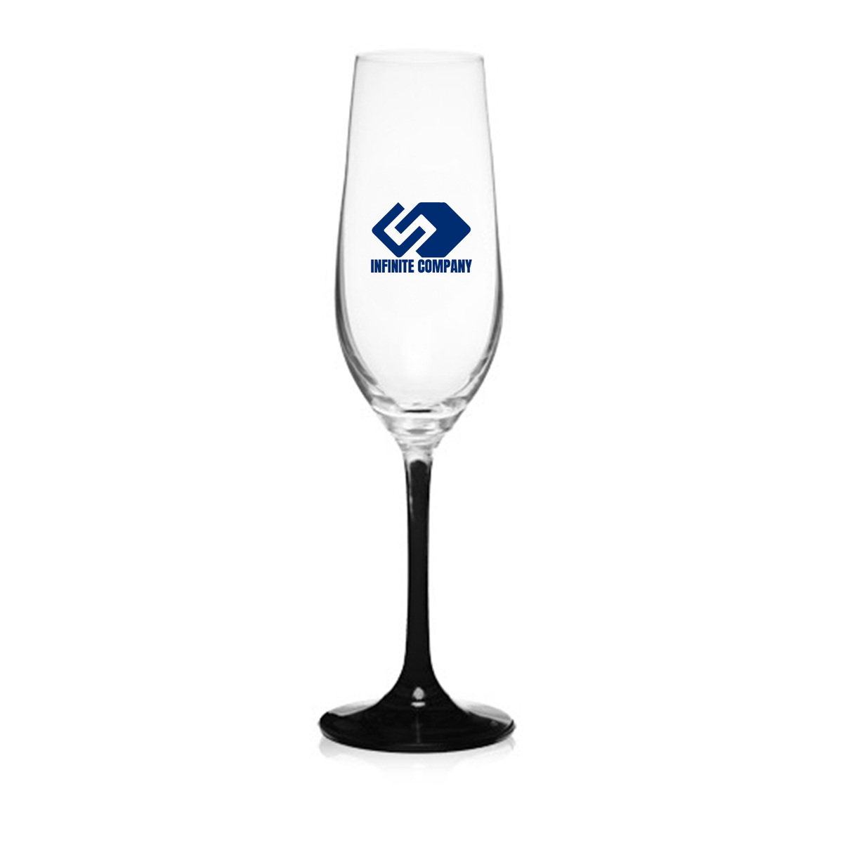 8 oz. Crystal Champagne Glass (2 Color Imprint)