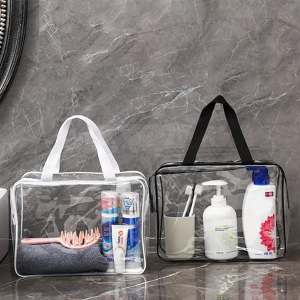 Custom 6L Stadium-Compliant Clear PVC Tote Bag — Event & Security Promotional Item 3