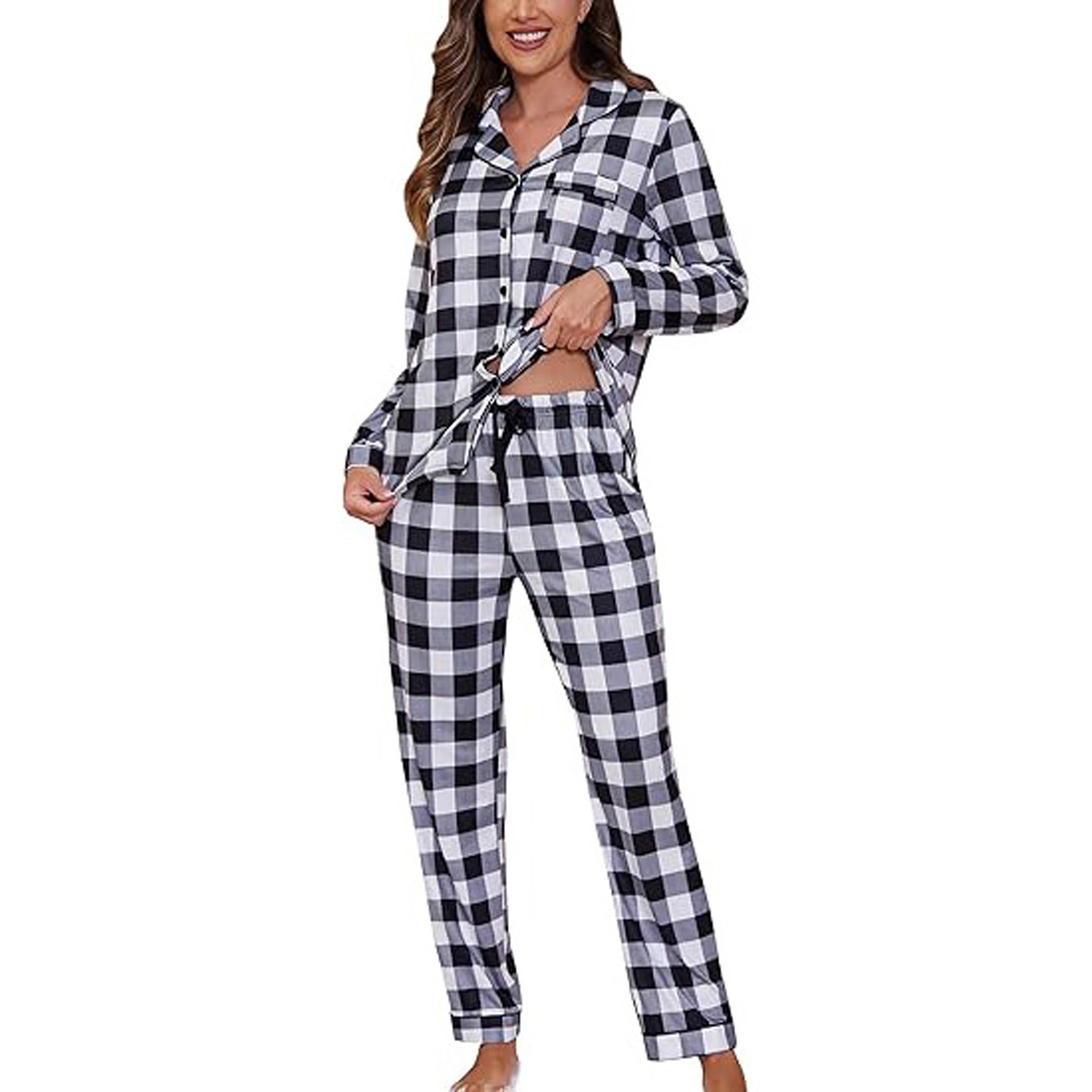 Women's Long Sleeve Pajama Set 6