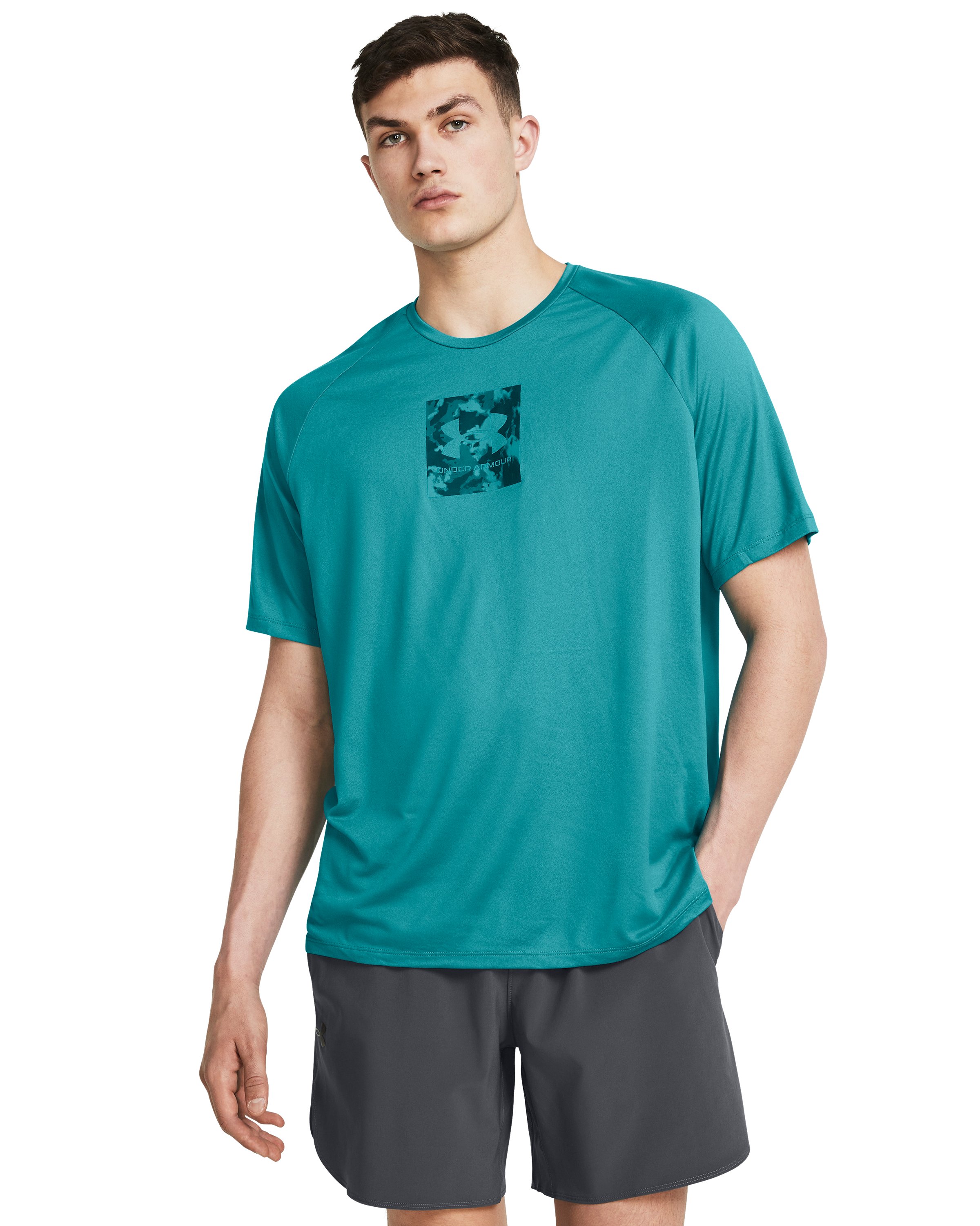 UA Tech Print Men's Short Sleeve 22