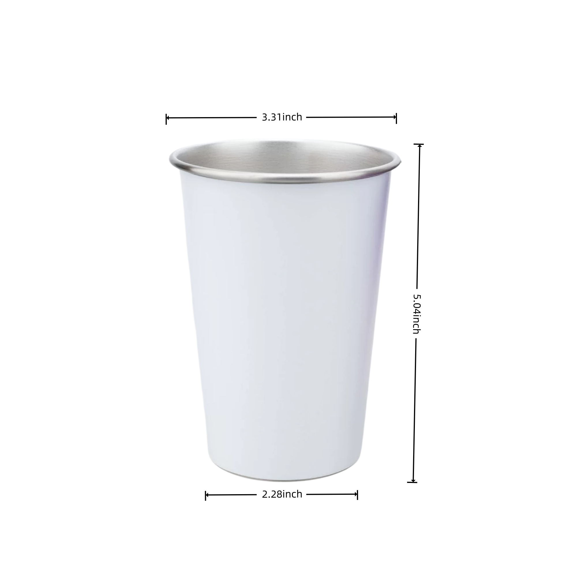 Custom Aluminum Color Changing Cup with Logo Printing 3