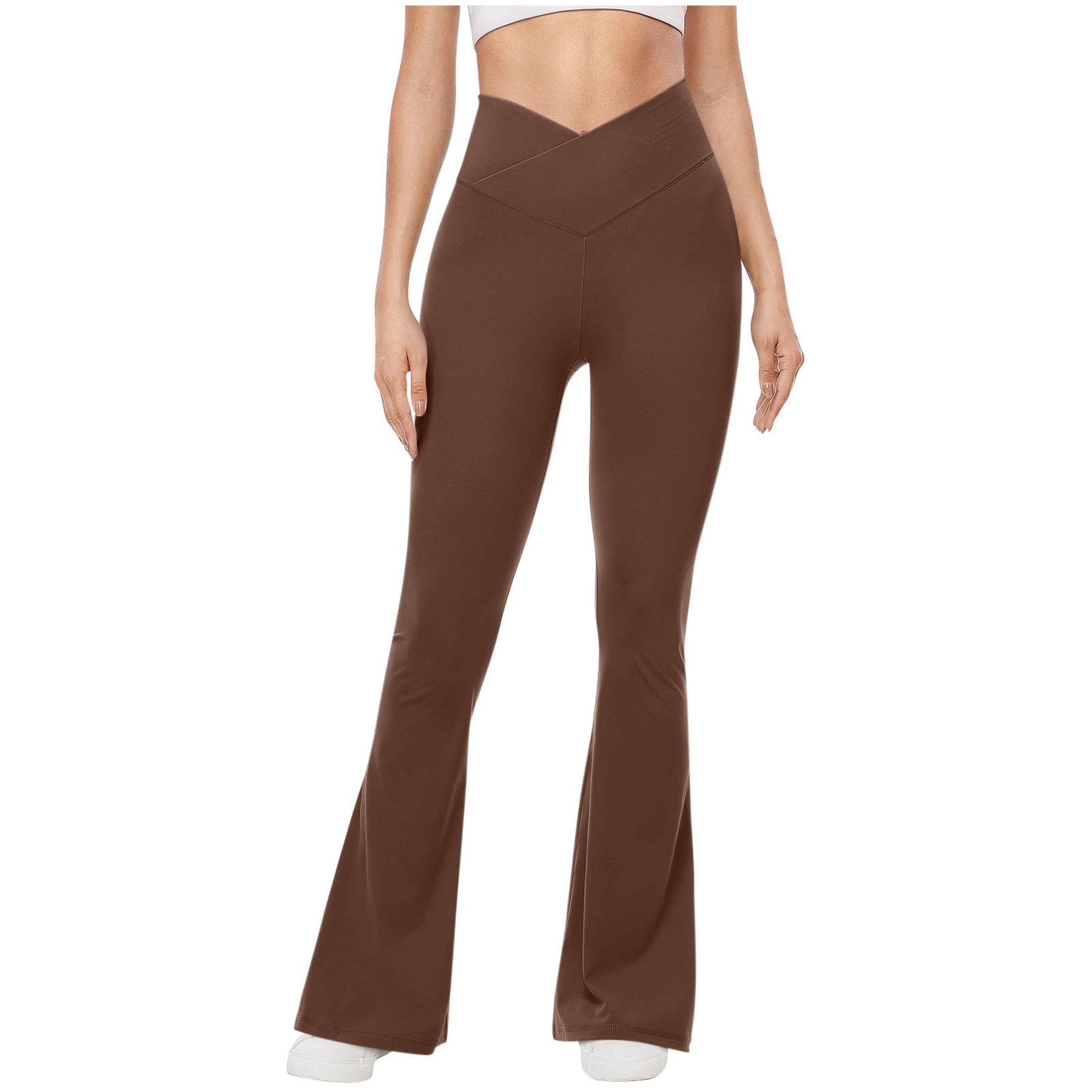 High Waisted Flare Leggings Yoga Pants 52