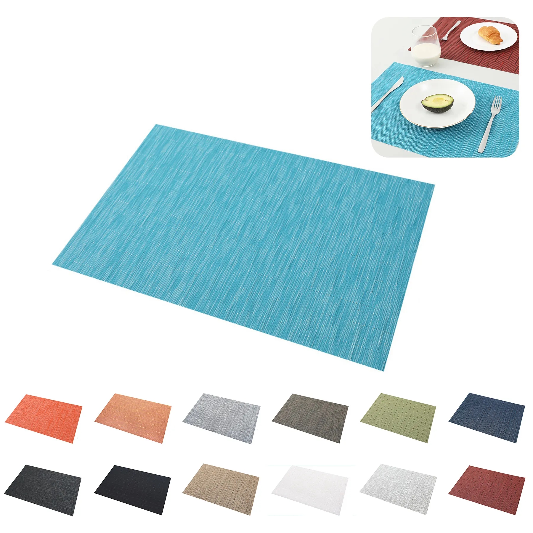 Colorful Bamboo Joint Place Mat 32