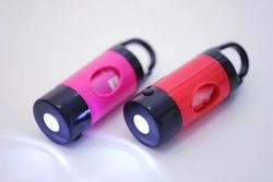 Dog Poop Bag Dispenser with Flashlight