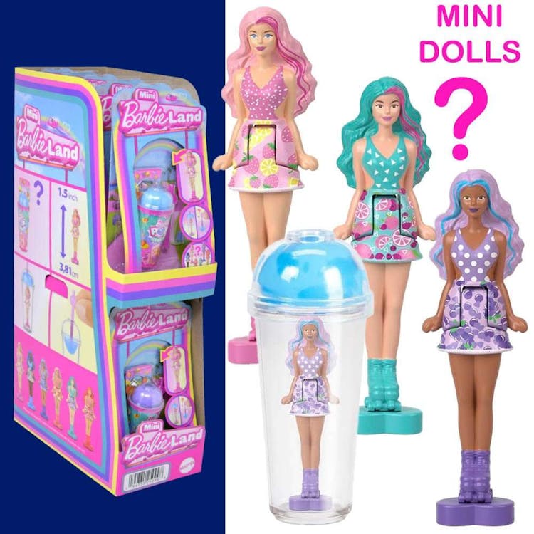 Mini BarbieLand Pop Reveal Dolls - Assorted 3