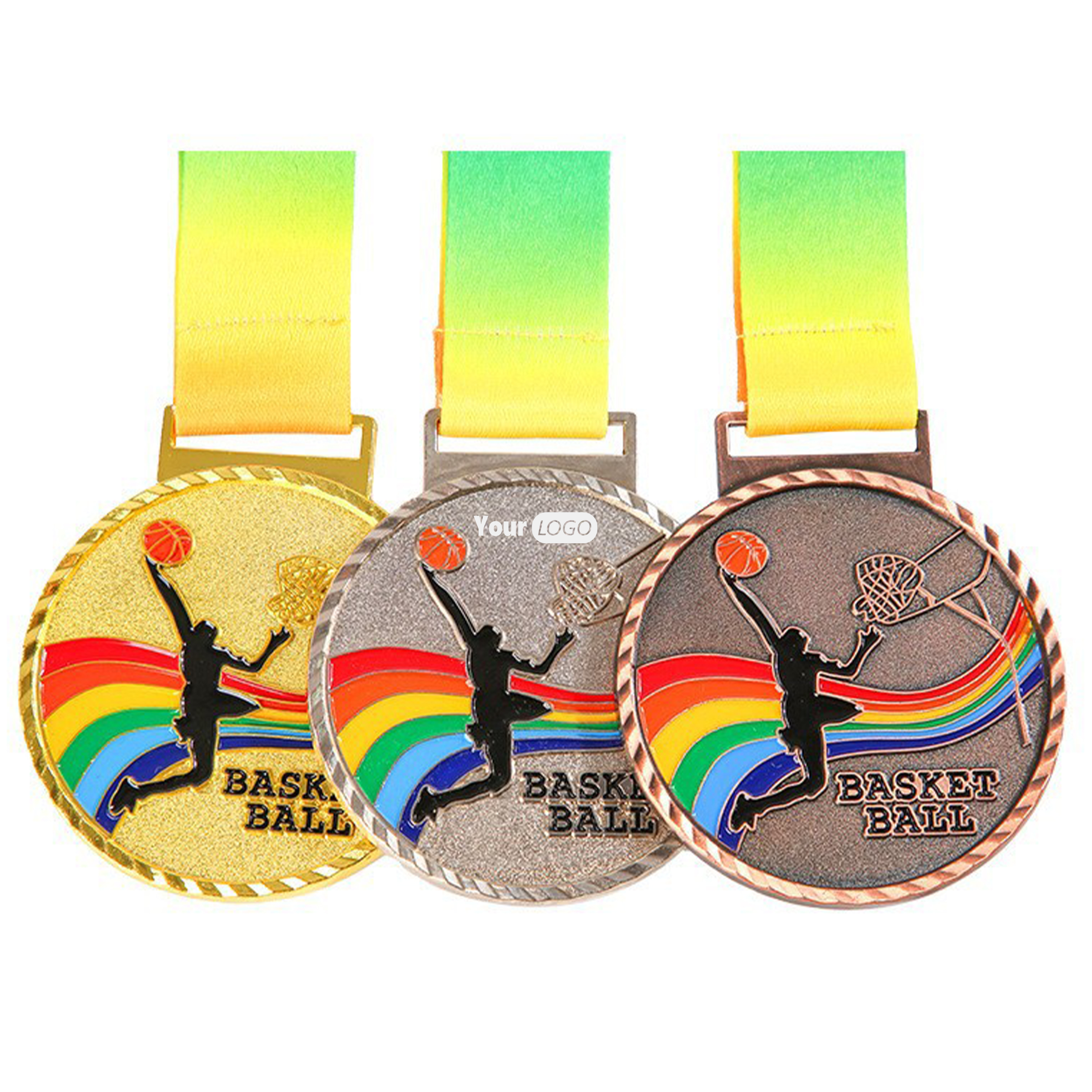 Zinc Alloy Commemorative Medals For The Sports Meet