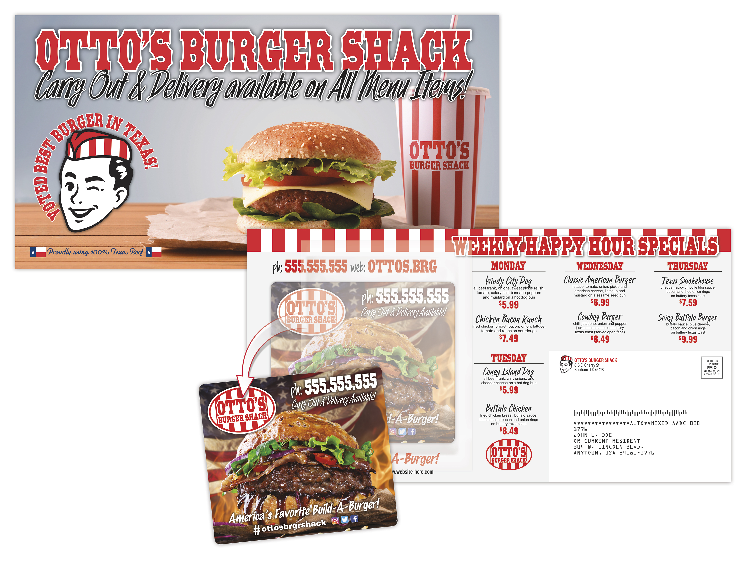 ClearPeel Postcard (10.5x5.5) - Laminated with 3.5x4 Magnet (25 mil.) - 14 pt.