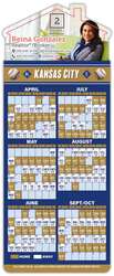 Magna-Card House Shape Magnet - Baseball Schedules (3.5 x 9)