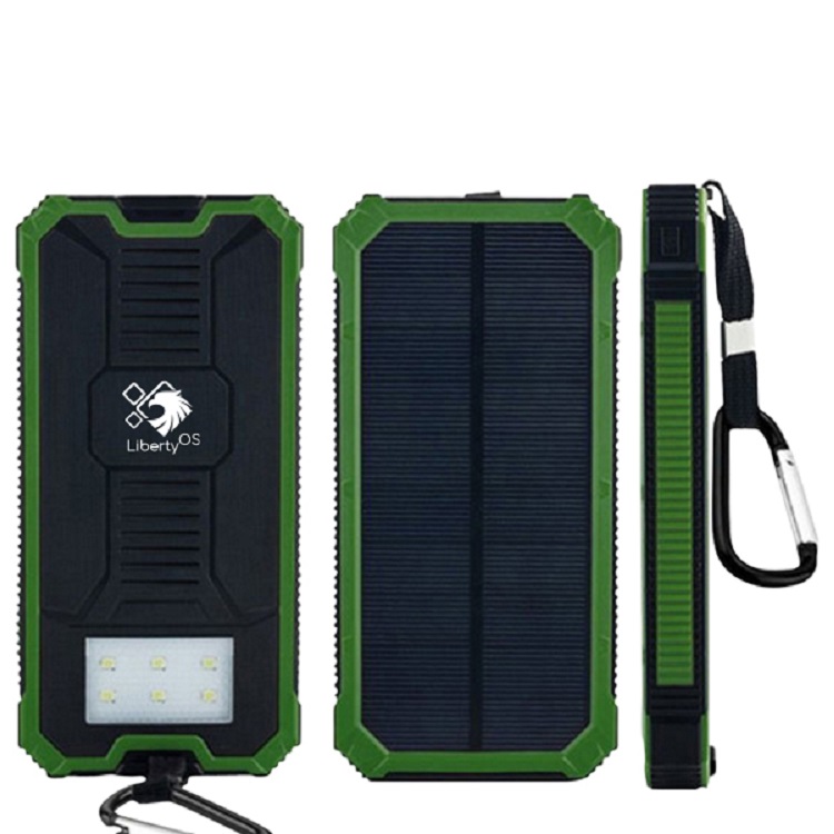 8000mAh Solar Power Bank W/Torch 10