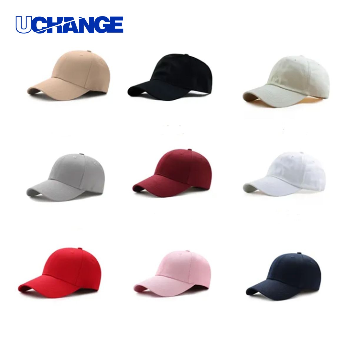 Adjustable Cotton Peaked Cap