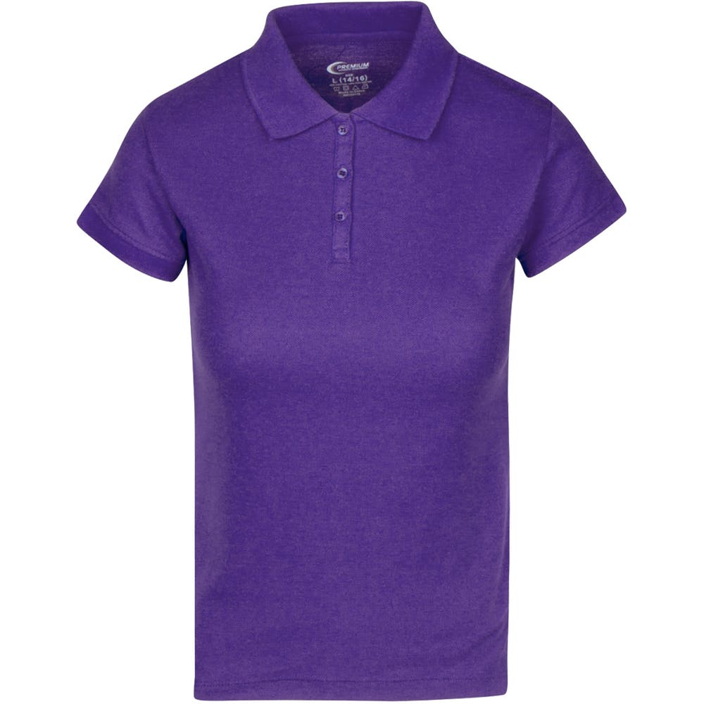Juniors' Polo Uniform Shirts - Purple Size XL 3