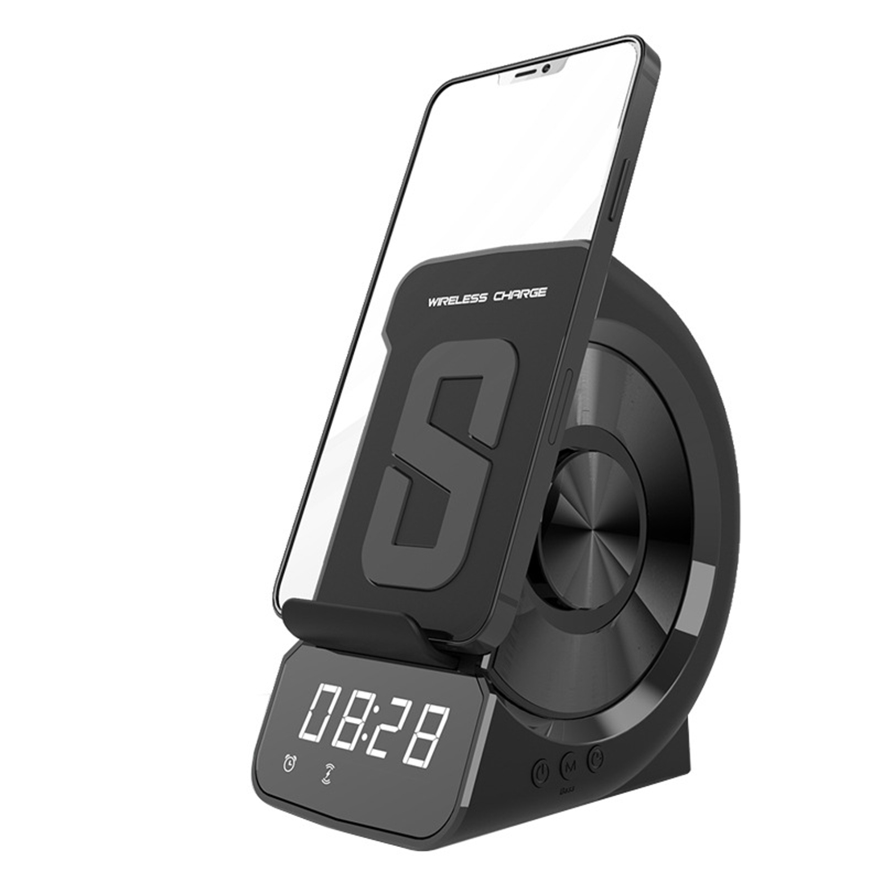 Desk Bluetooth Speaker With Wireless Charger