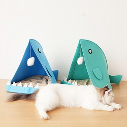 Shark Pet Bed Pet Nest House Tent for Dog & Cat