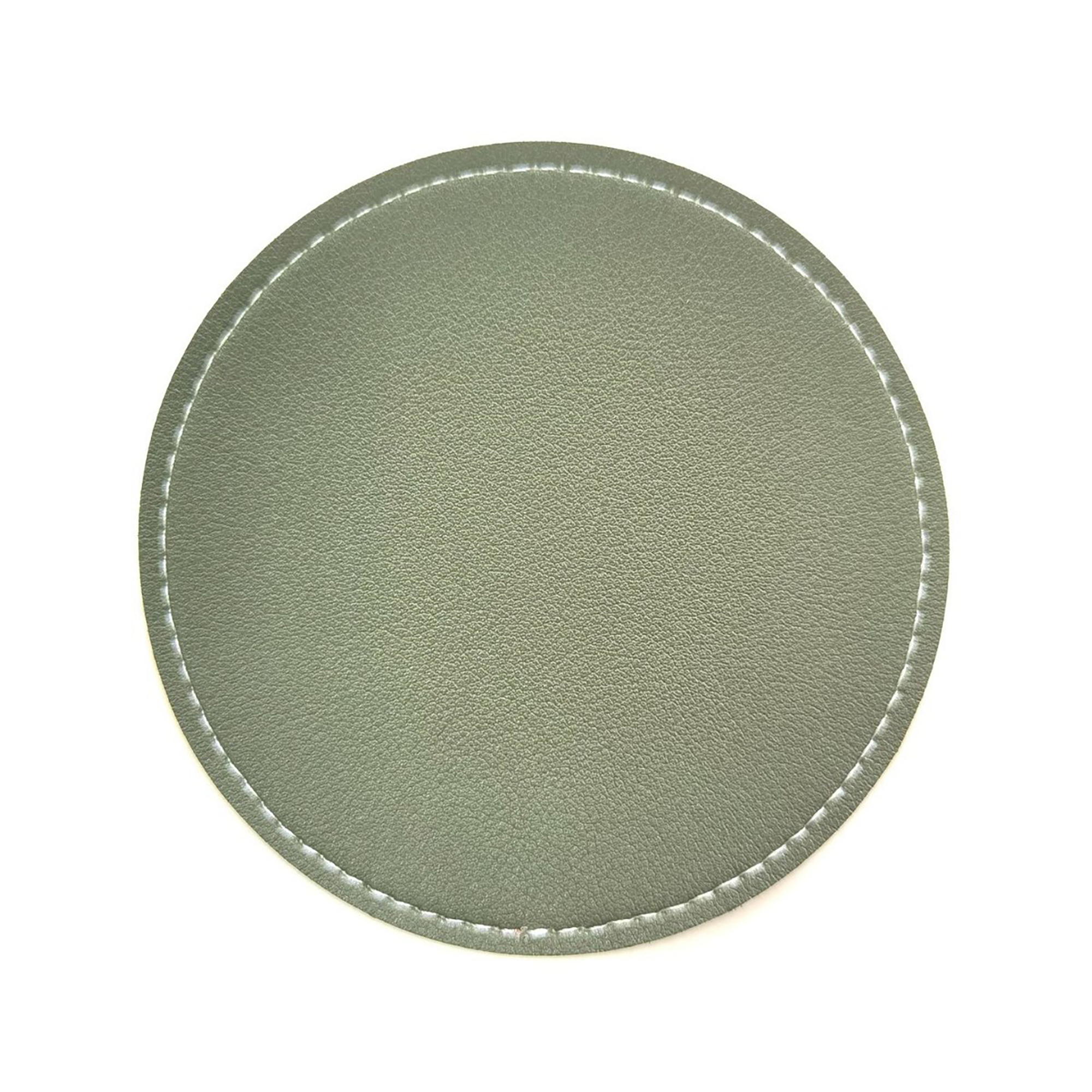 2.9 " Round Leather Coasters 9