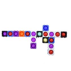 Fidget Toy Jigsaw Puzzle Blocks Stress Relief Bubble