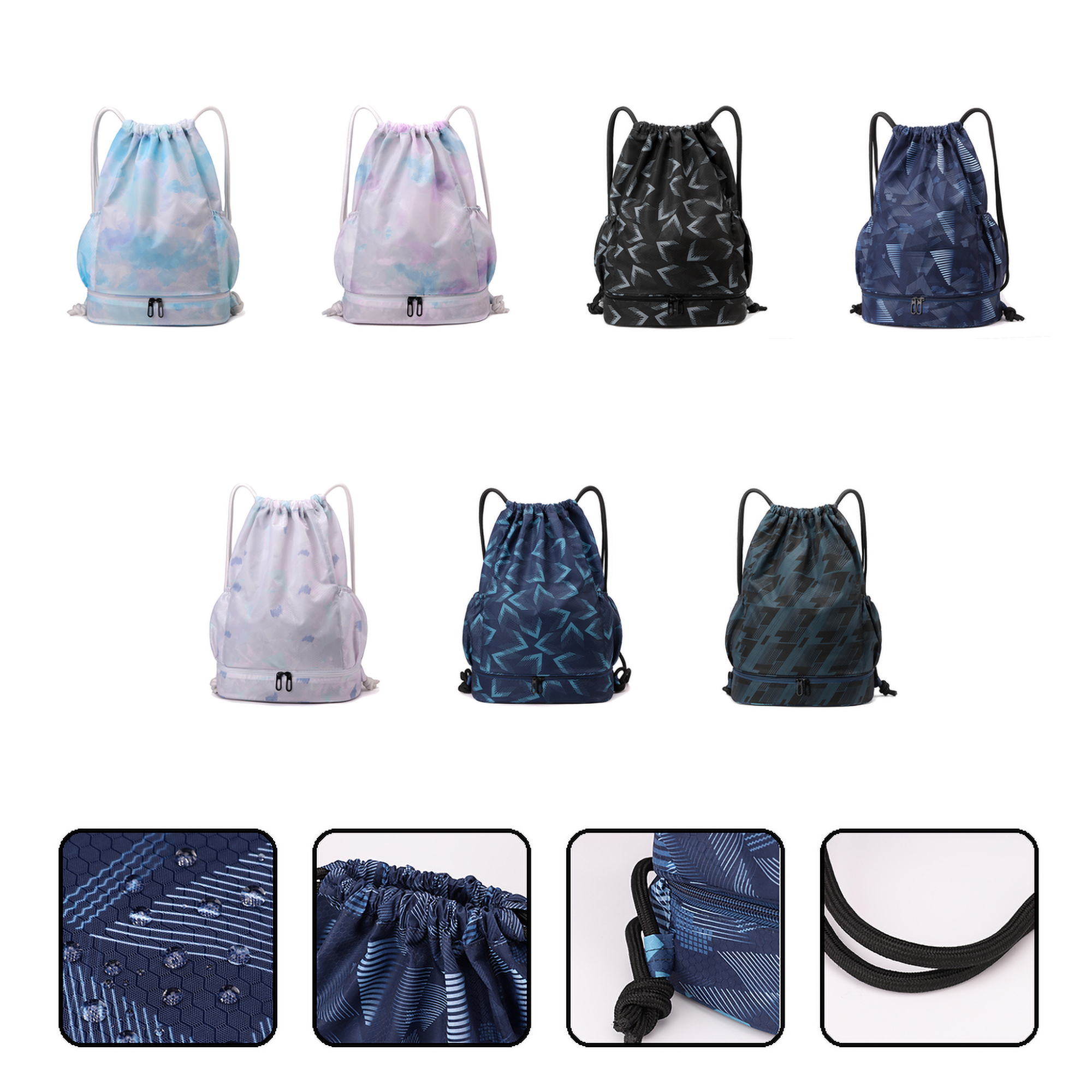 Polyester Swim Bag with Shoe Compartment 2