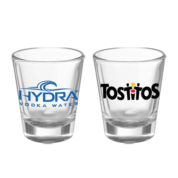 Straight Up 1.75 oz Clear Glass Shot Glasses