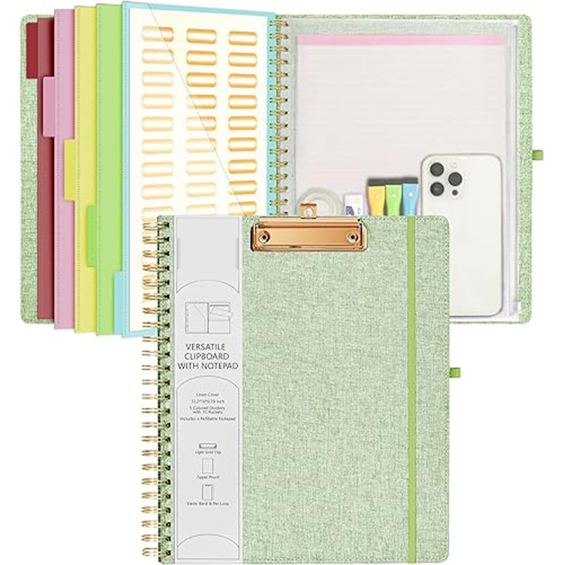 Portable Clipboard Combination With Folder And Notepad 35