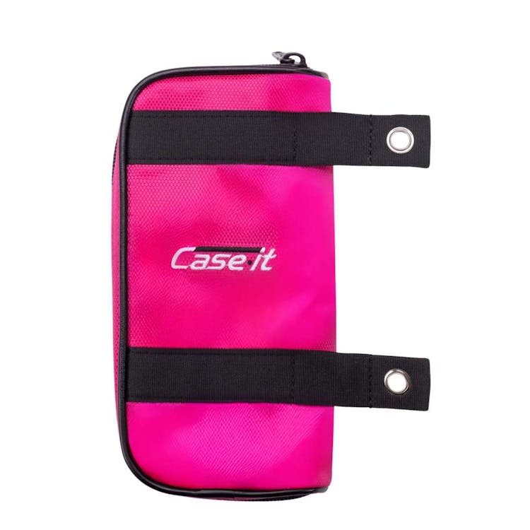 Case-It Pouch Zippered Pencil Case - Clear Pink 3