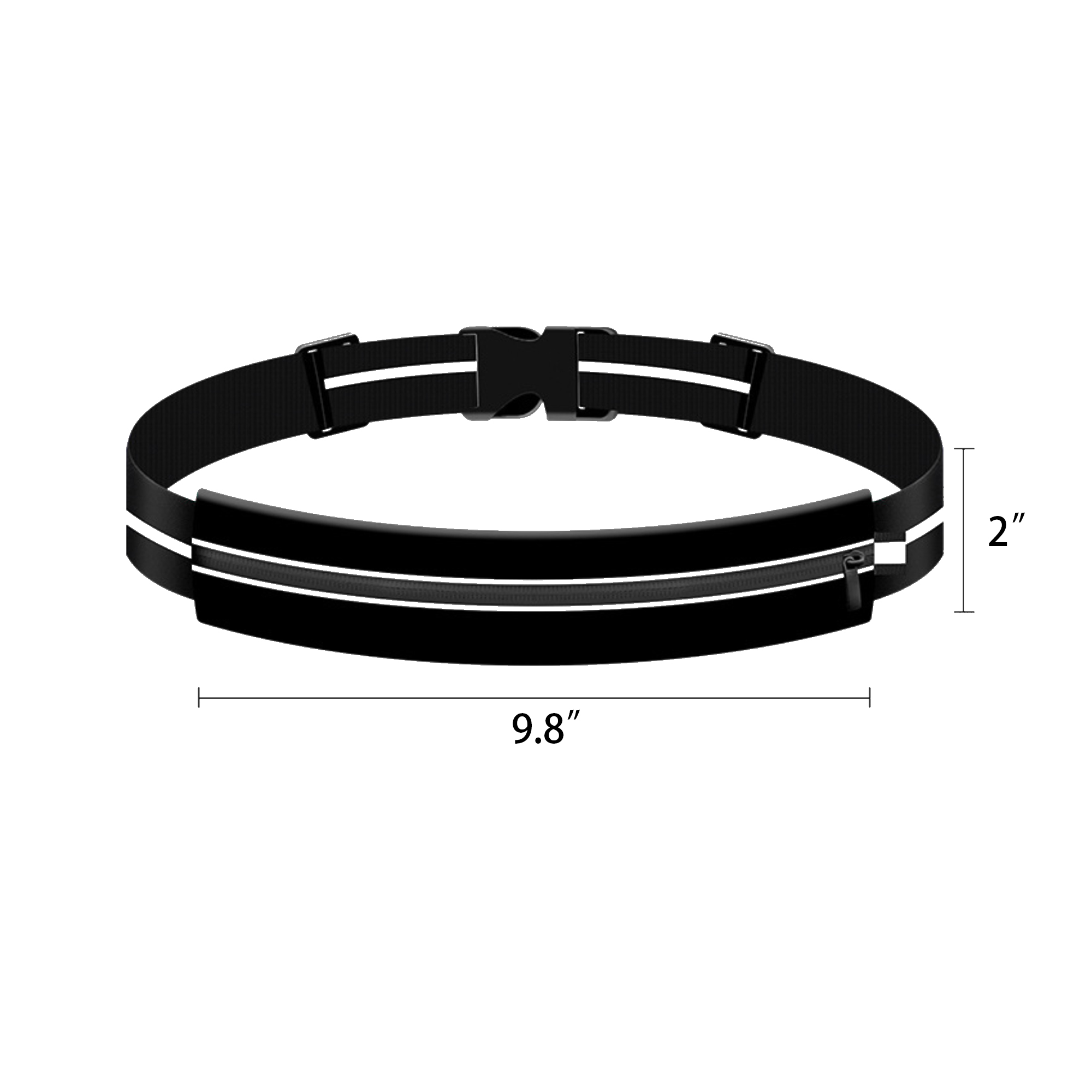 Full Color Unisex Polyester Sports Waist Pack MOQ 50 8