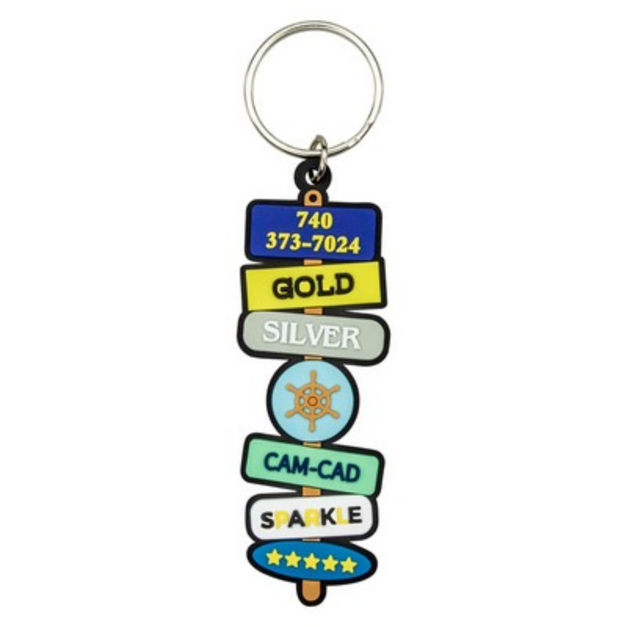 Soft Rubber PVC Keychain 11