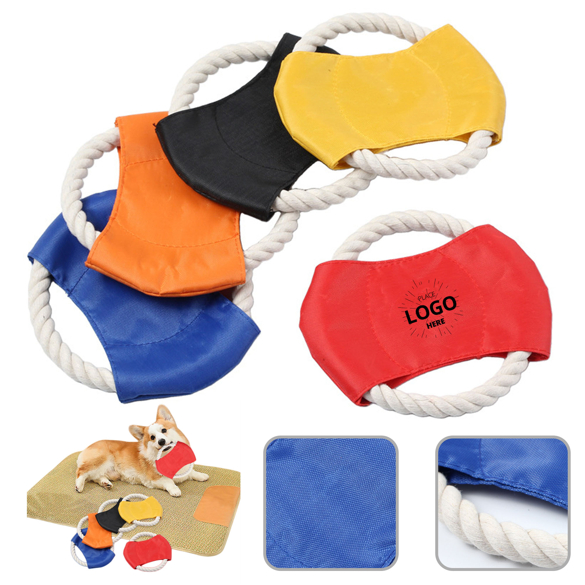 Pet Rope Tug & Flyer Toy