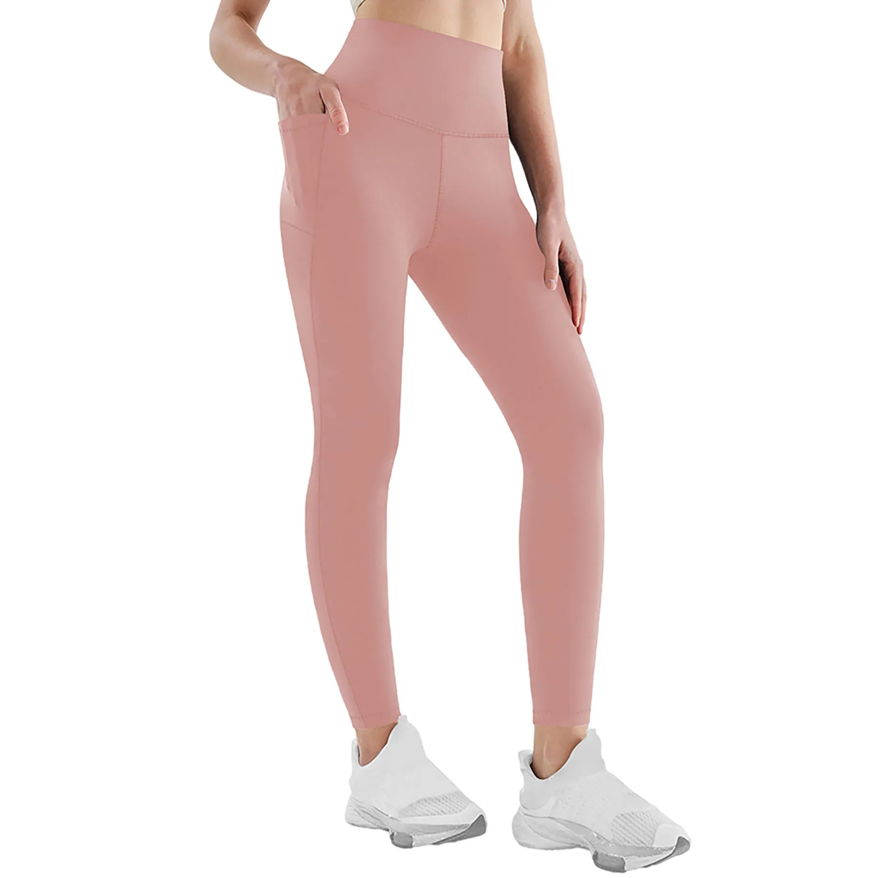 Thick High-Waisted Yoga Belt with Pocket  Sports  for Women 32
