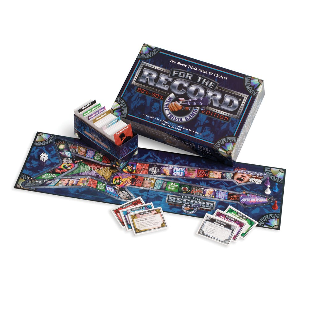 For The Record 80's & 90's - Ages 8+ 2+ Players 3