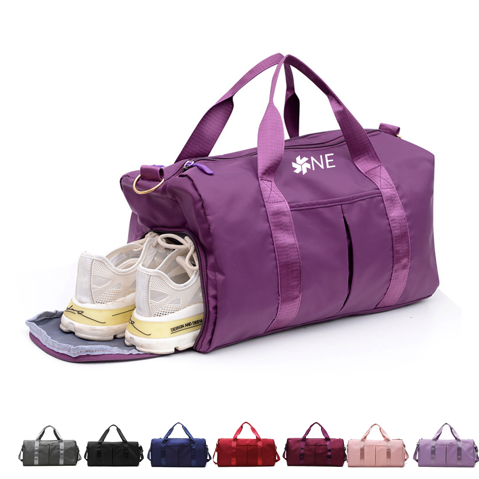 Customizable Large Sizde Luggage Fitness bag MOQ 30pcs 4