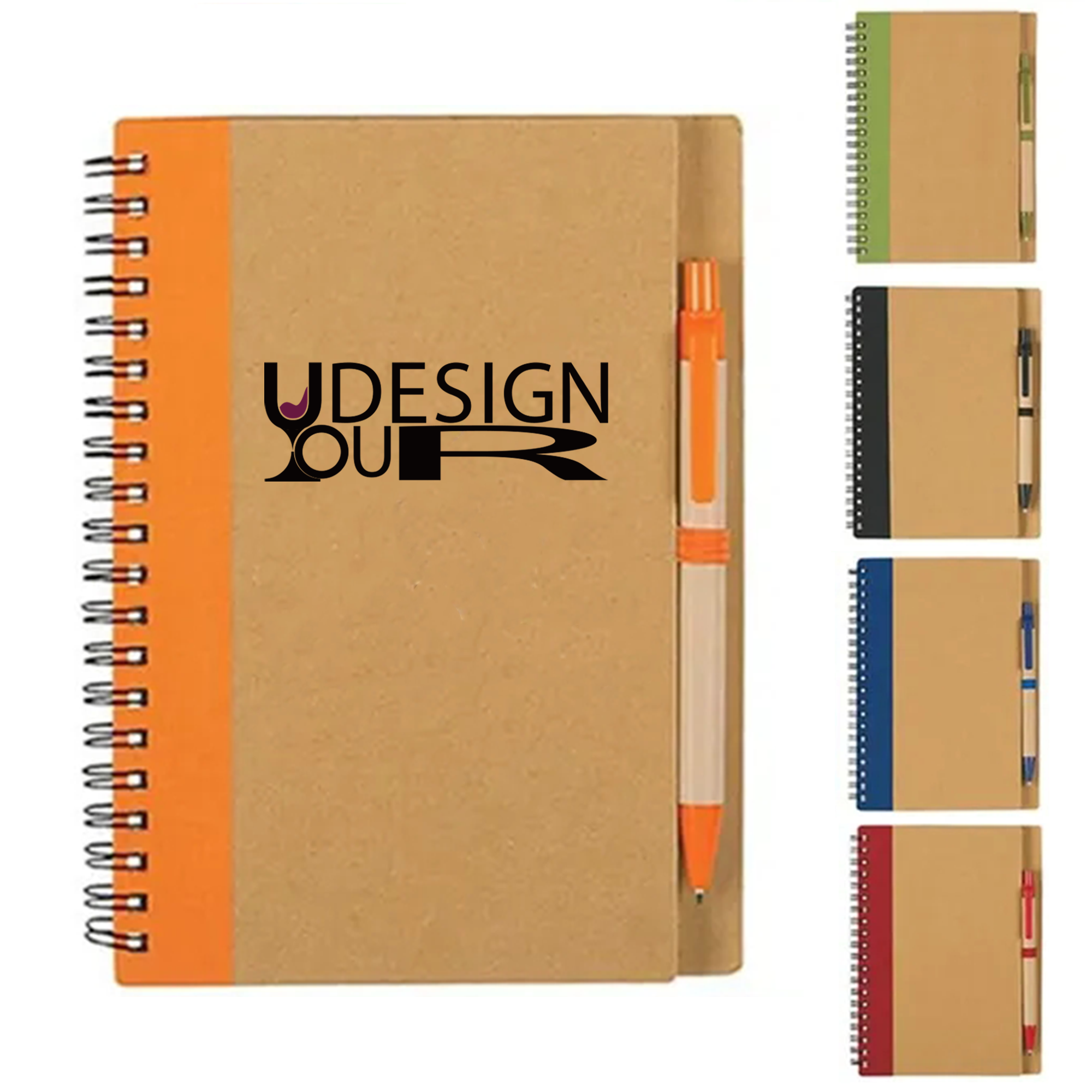 Recycled Paper Notebook With Pen Combo 5