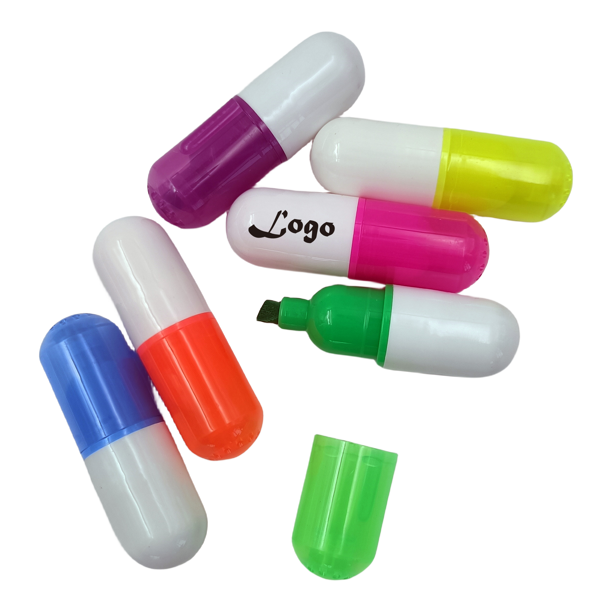 Mini Pill Pocket Highlighter Pens