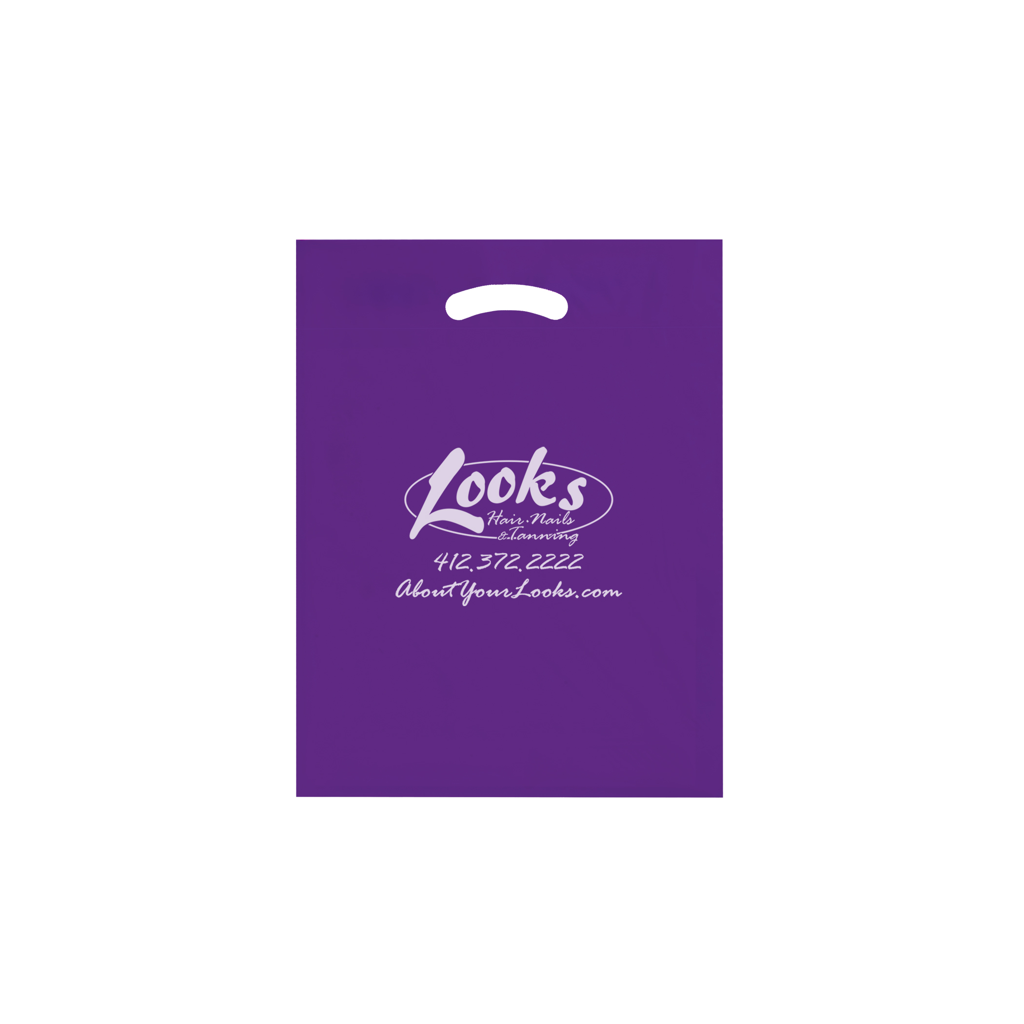 Fold Over Reinforced Die Cut Bag 13