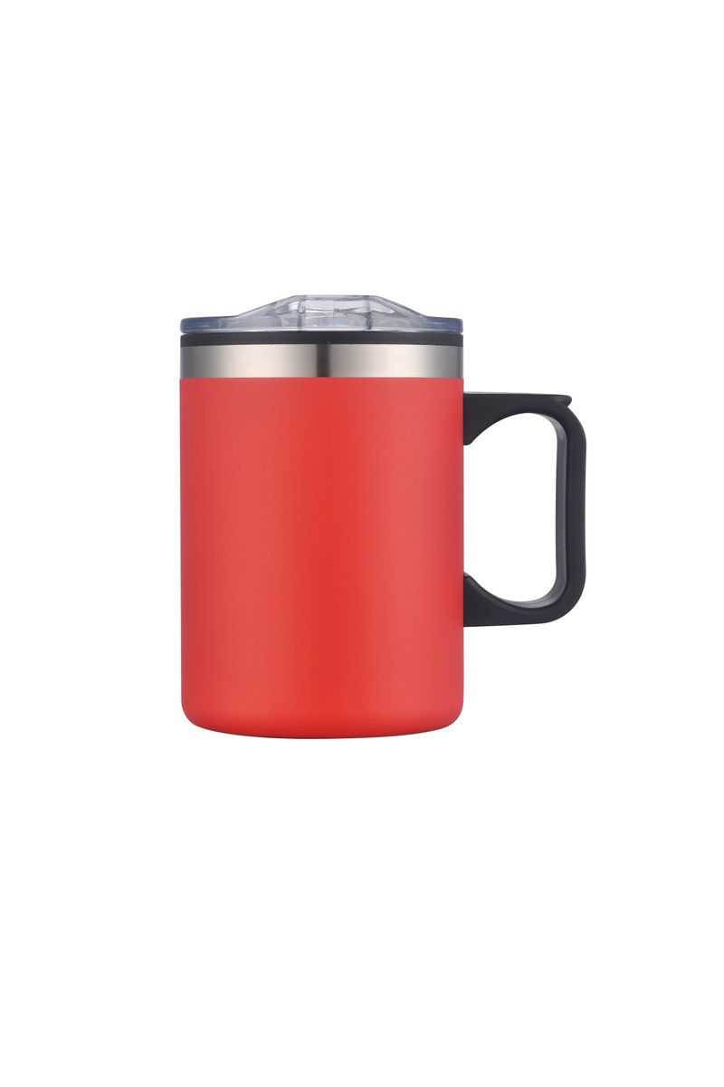 Endura 14 oz Red Double Wall Camping Mug w/ Handle 3