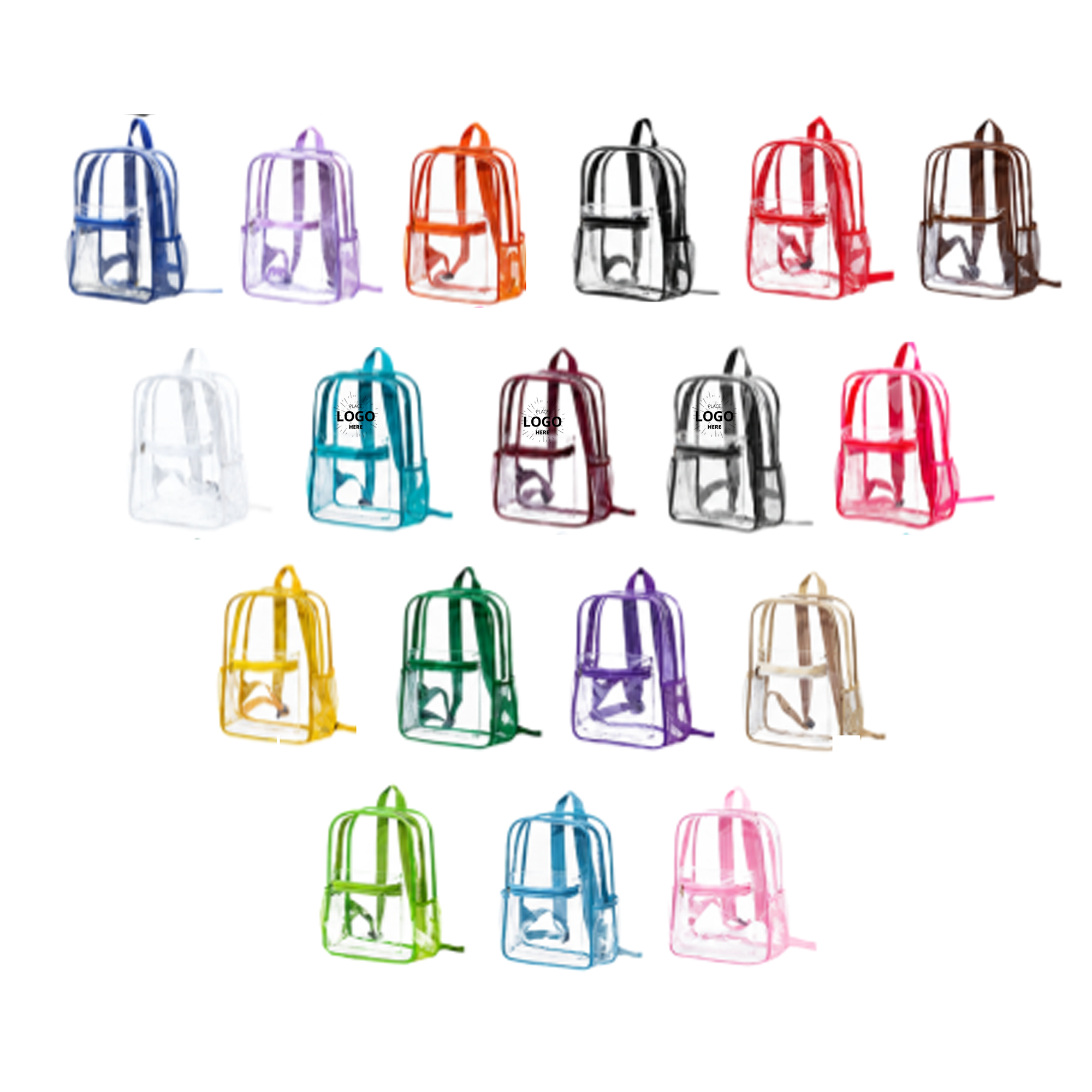 Waterproof Pvc Transparent Backpack 1