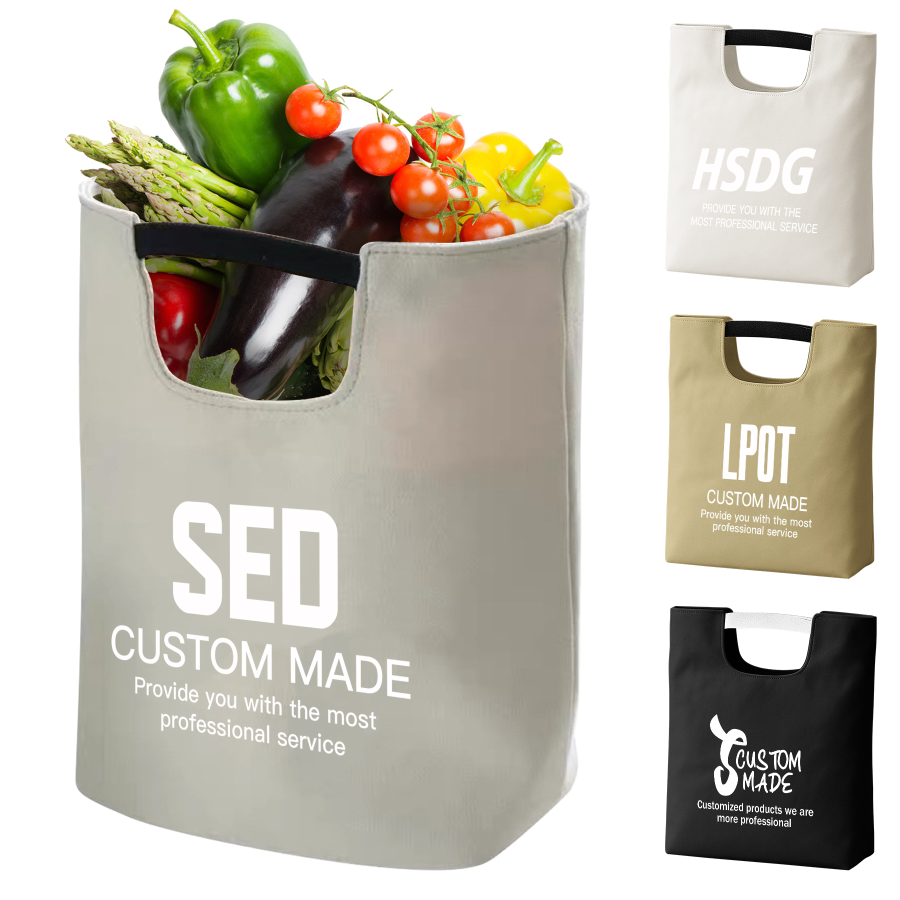 Canvas Lunch Box Bag