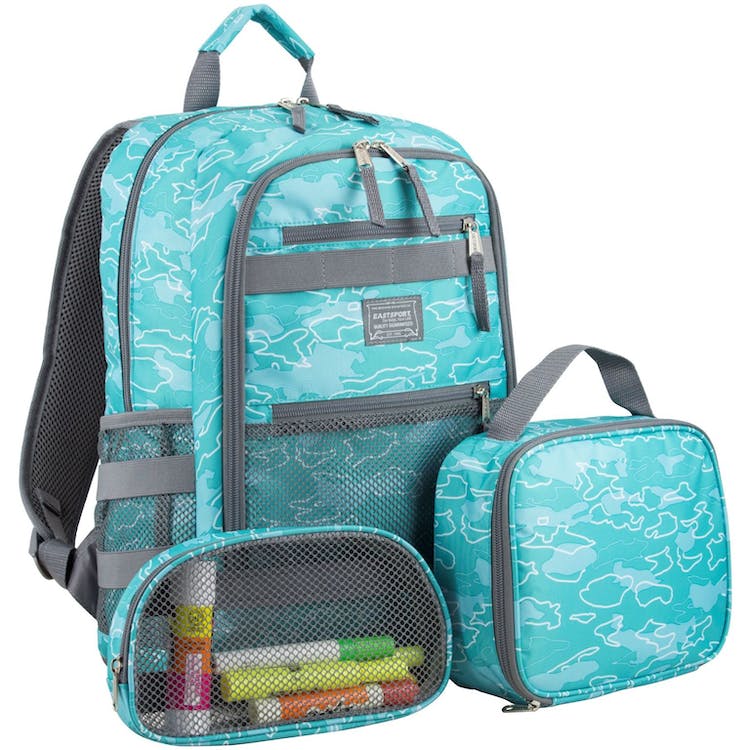 Backpack Lunch Bag Pencil Case Sets - Ocean 3