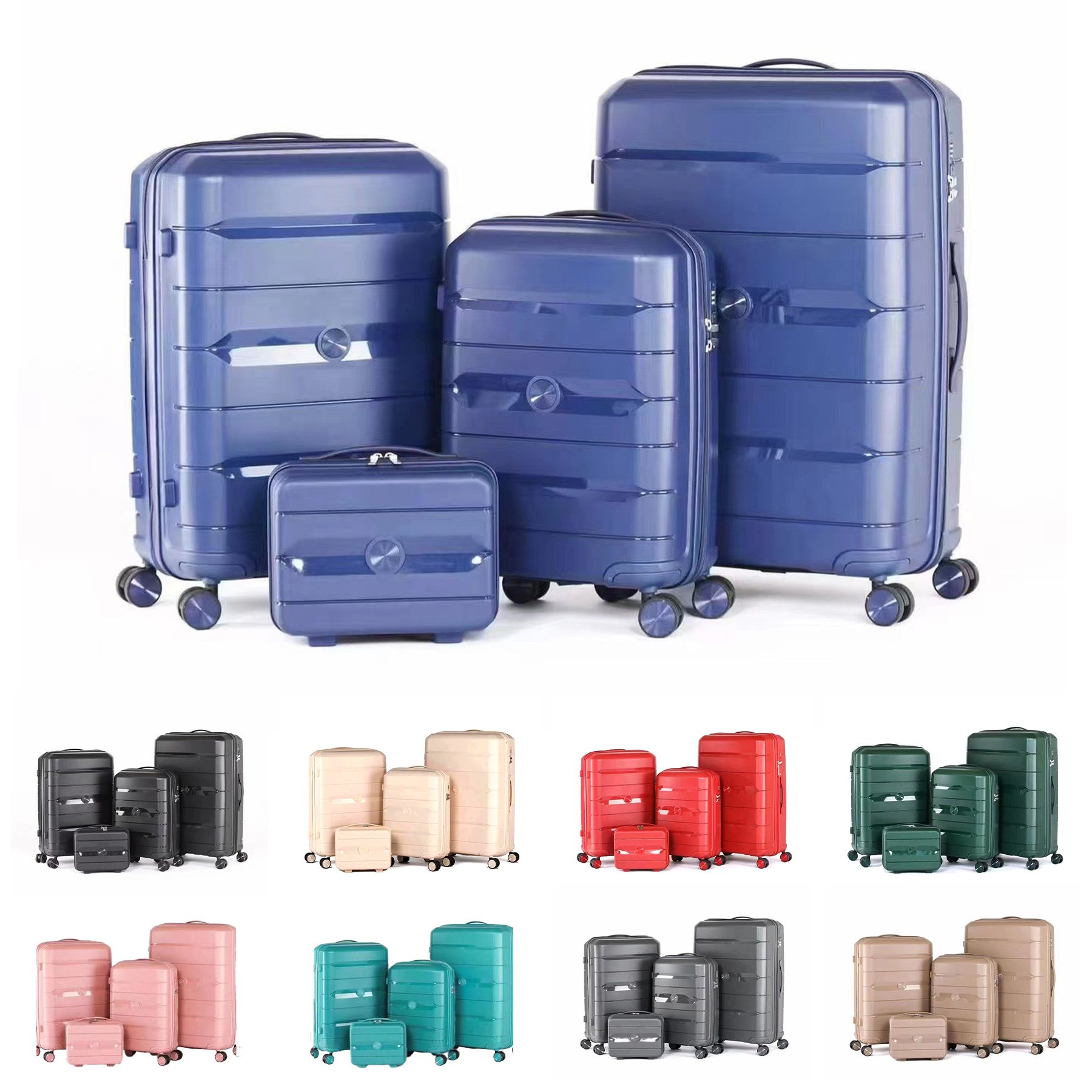 Double Rolling Wheels Suitcase 20