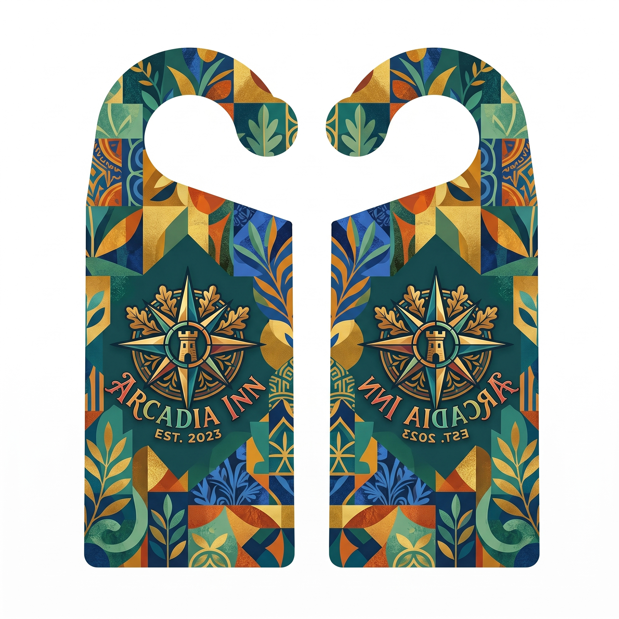 Waterproof Plastic Door Hanger Rounded Handle