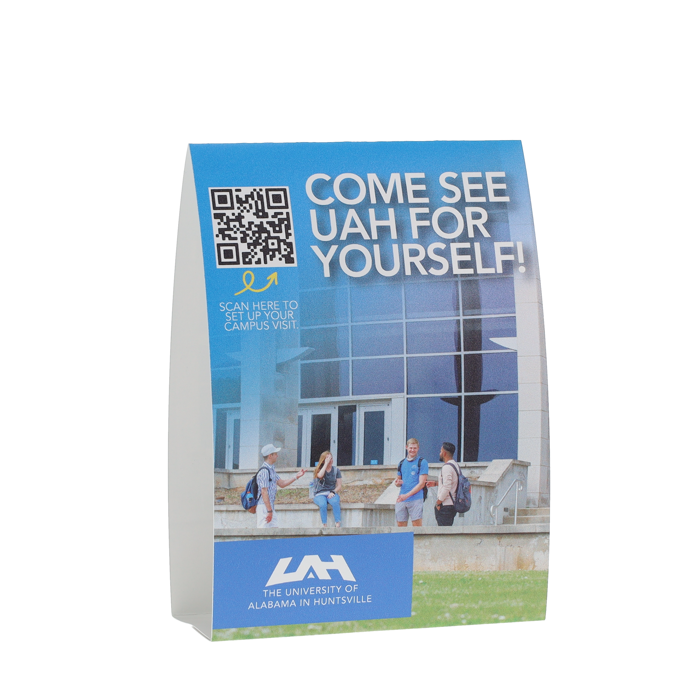 Table Tent Card Stock 12 pt 2 Sided 5.000" x 7.000" x 2.000" White Digital Print 4
